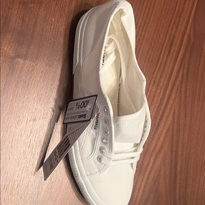 Superga White Athletic Shoes